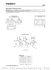 7486PC datasheet pdf TUNGSRAM