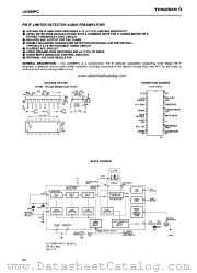 uA3089PC datasheet pdf TUNGSRAM