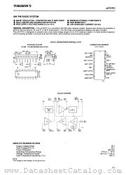 uA721PC datasheet pdf TUNGSRAM