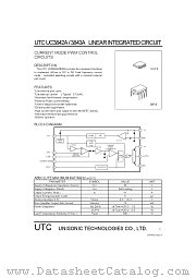 UTCUC3842A datasheet pdf Unisonic Technologies