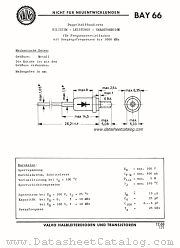 BAY66 datasheet pdf VALVO