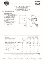 BLY91 datasheet pdf VALVO