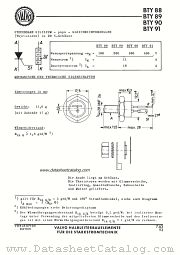 BTY88 datasheet pdf VALVO
