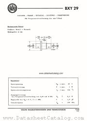 BXY29 datasheet pdf VALVO