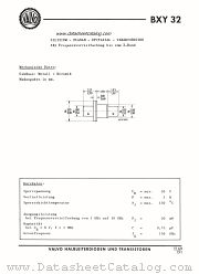 BXY32 datasheet pdf VALVO