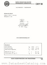 CXY10 datasheet pdf VALVO