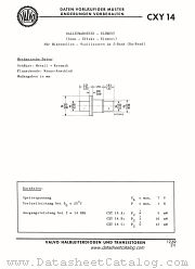 CXY14 datasheet pdf VALVO