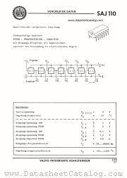 SAJ110 datasheet pdf VALVO