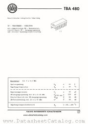 TBA480 datasheet pdf VALVO