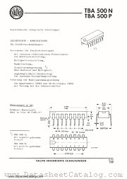 TBA500N datasheet pdf VALVO