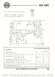 TBA880 datasheet pdf VALVO