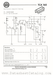 TCA160 datasheet pdf VALVO