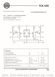 TCA450 datasheet pdf VALVO