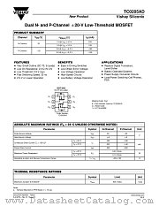TC0205AD datasheet pdf Vishay