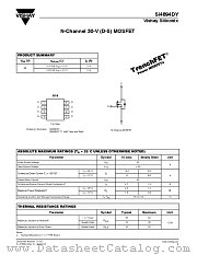 SI4894DY datasheet pdf Vishay