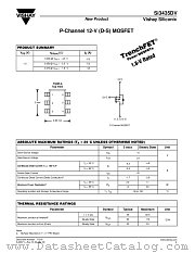 SI3435DV datasheet pdf Vishay