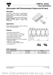 TCMT4600 datasheet pdf Vishay