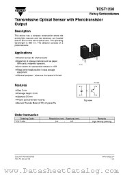 TCST1230 datasheet pdf Vishay