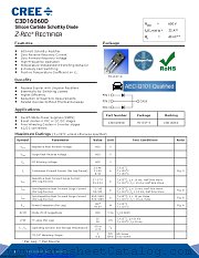 C3D16060D datasheet pdf Wolfspeed