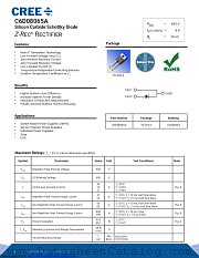 C6D08065A datasheet pdf Wolfspeed