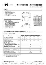 B40C3300 datasheet pdf Won-Top Electronics