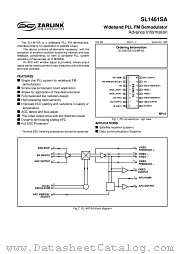 SL1461 datasheet pdf Zarlink Semiconductor