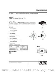 ZXMN2A04DN8 datasheet pdf Zetex Semiconductors