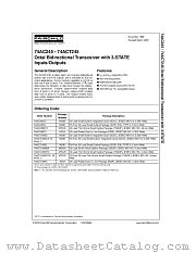 74ACT245SJX datasheet pdf Fairchild Semiconductor