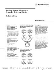 HSMS-2860 datasheet pdf Agilent (Hewlett-Packard)