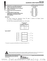 74AC11032DR datasheet pdf Texas Instruments