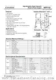 KP7110 datasheet pdf Cosmo Electronics