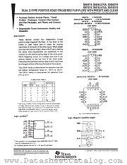 SN74S74DR datasheet pdf Texas Instruments