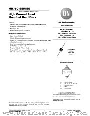 MR754RL datasheet pdf ON Semiconductor