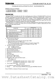 TC59LM806CFT datasheet pdf TOSHIBA