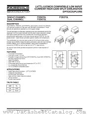 FOD073LV datasheet pdf Fairchild Semiconductor