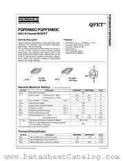 FQPF5N60C datasheet pdf Fairchild Semiconductor