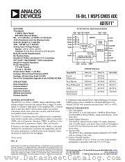 AD7671ACP datasheet pdf Analog Devices