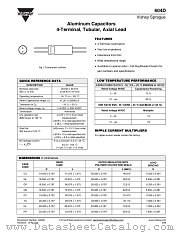 604D datasheet pdf Vishay