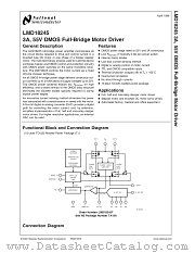 LMD18245 MDC datasheet pdf National Semiconductor
