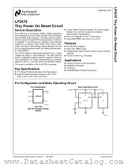 LP3470M5-2.93 datasheet pdf National Semiconductor