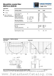 MQF45.0-3000/09 datasheet pdf Vectron