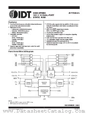 IDT7026L25G datasheet pdf IDT
