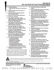 TSB41BA3AIPFP datasheet pdf Texas Instruments