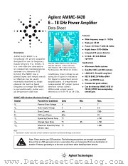 AMMC-6420 datasheet pdf Agilent (Hewlett-Packard)