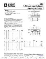 AD7503JQ datasheet pdf Analog Devices