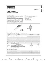 FQAF16N25C datasheet pdf Fairchild Semiconductor