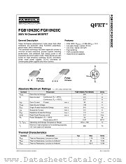 FQB10N20CTM datasheet pdf Fairchild Semiconductor