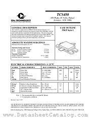 TCS450 datasheet pdf Advanced Power Technology