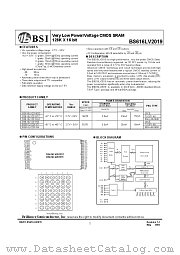 BS616LV2019 datasheet pdf Brilliance Semiconductor