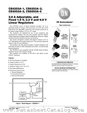 CS5203A-3 datasheet pdf ON Semiconductor